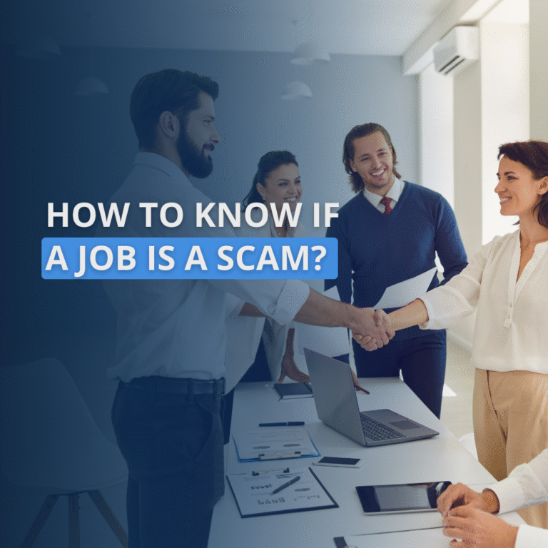 How to know if a job is a scam?